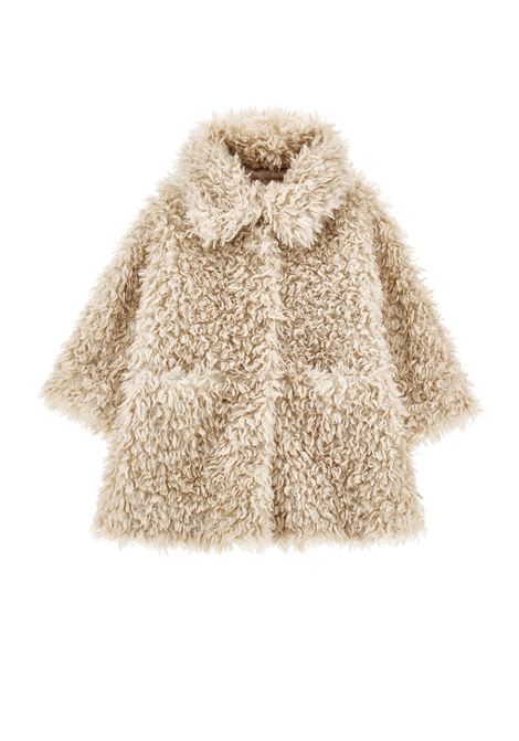 Cappotto in pelliccia sintetica MONNALISA KIDS | 17H104 8031029F